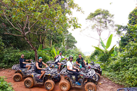 Phuket : Aventuras de ATV, tirolesa e miradouro panorâmico