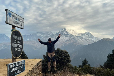 Från Pokhara: 4-dagars Poon Hill Trek med transfer