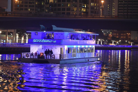 Jantar em cruzeiro Dhow de luxo na Marina de Dubai (catamarã)