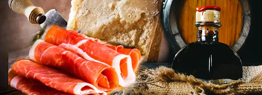 Parme : visite guidée avec dégustation de fromage, de jambon et de vinaigre balsamique