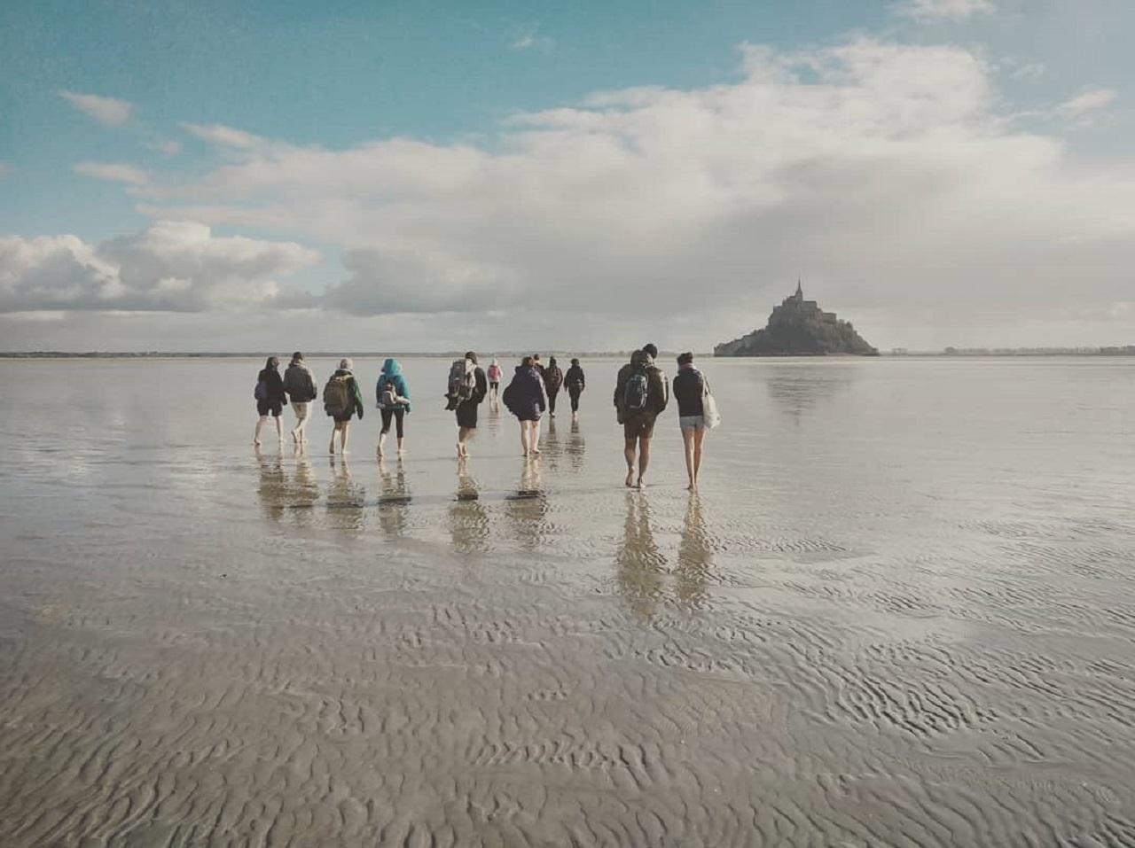 Bucht von Mont-Saint-Michel: Unterhaltsame und gesellige Spaziergänge in der Bucht