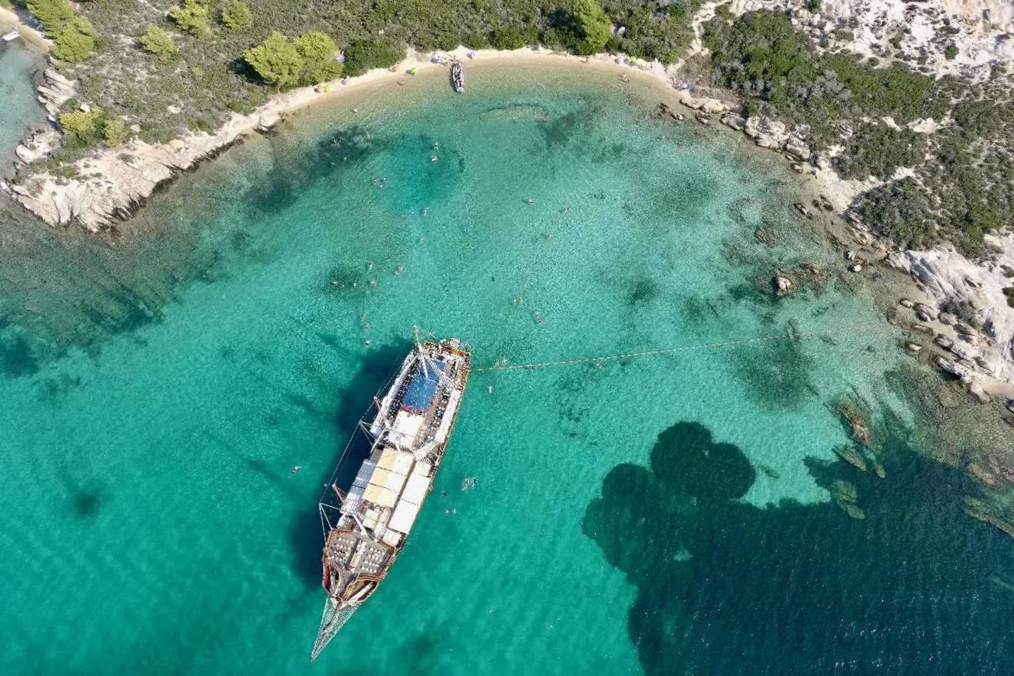 Halkidiki: Blue Lagoon Cruise on a Pirate's Boat