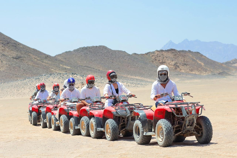 Hurghada: Super Safari Adventure with ATV, Camel Ride & BBQ Hurghada: 7-Hour Super Safari Desert Adventure