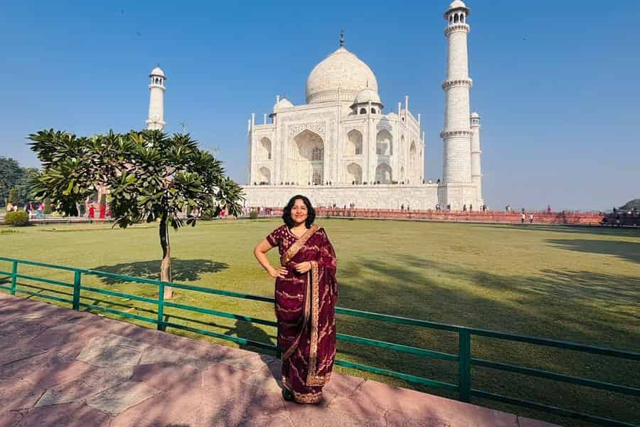 Ab Delhi: Private Tour zum Taj Mahal und nach Agra mit 5-Sterne-Mittagessen. Foto: GetYourGuide