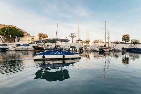 Nice: privé-avondrondtocht op een boot met zonne-energie