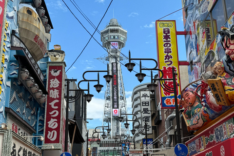 Osaka: Un tour guidato a piedi privato di 5 luoghi da vedere assolutamente