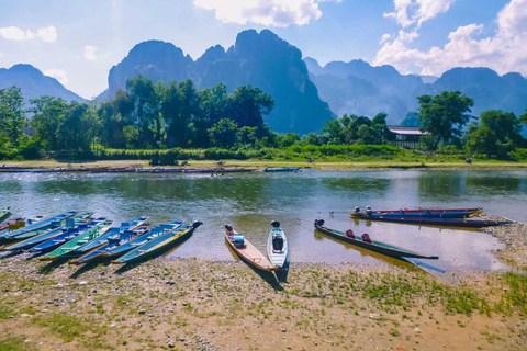 Vientiane: Excursão particular de 1 dia a Vang Vieng