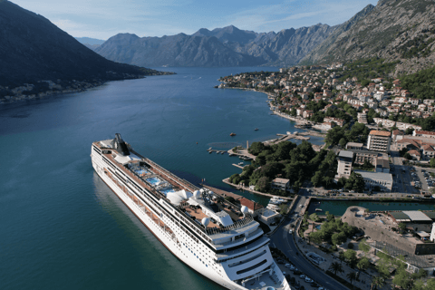 From Kotor: Sunset 2H Tour to Lady of the Rocks & Perast Lady of the Rocks and Old Town Perast 2h