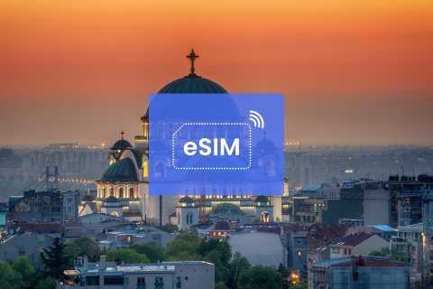 Belgrado: eSIM-roaming mobiel data-abonnement voor Servië en de EU50 GB/30 dagen