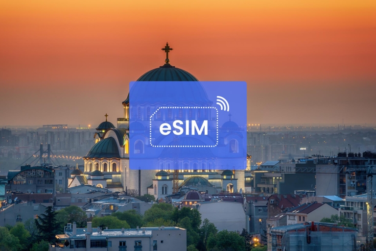 Belgrad: Plan mobilnej transmisji danych w roamingu eSIM w Serbii i UE10 GB/30 dni