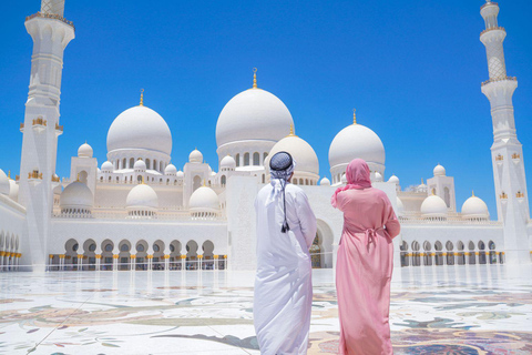 Visite guidée d&#039;une demi-journée à Abu Dhabi avec prise en charge à l&#039;aéroport et au portVisite partagée en anglais