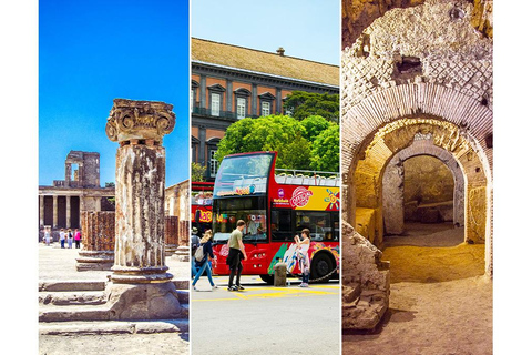 Naples: Pompeii, Mount Vesuvius, Ho Ho Bus & Walking Tours MegaCombo Explorer