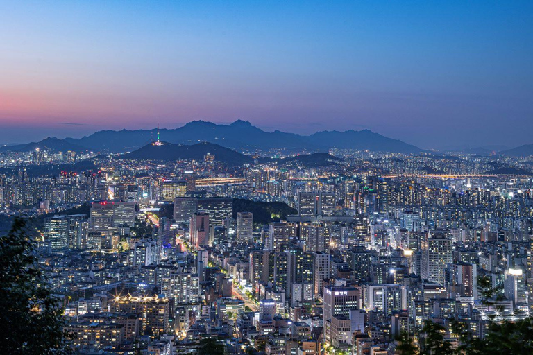 Séoul : Temple de Bongeunsa et visite nocturne gourmande à Gangnam