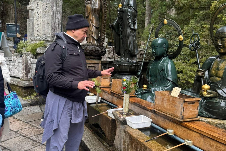 From Osaka/Kyoto: Mt. Koya & Nachi Falls Private Day Trip