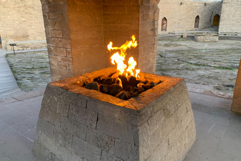 From Baku: Gobustan, Mud Volcanoes, and Fire Temple Tour Group T without pick-up & drop-off