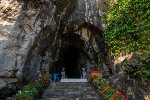 MONTANHAS DE MÁRMORE - MONTANHA DOS MACACOS - EXCURSÃO AO PÔR-DO-SOL NA GRUTA DE AM PHU