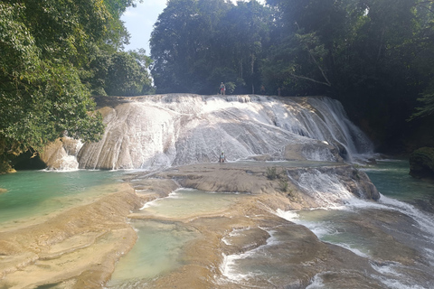 Palenque Archeological zone and Roberto Barrios Waterfalls Palenque archeological zone and Roberto Barrios waterfall