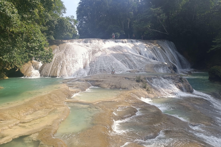 Palenque Archeological zone and Roberto Barrios Waterfalls Palenque archeological zone and Roberto Barrios waterfall