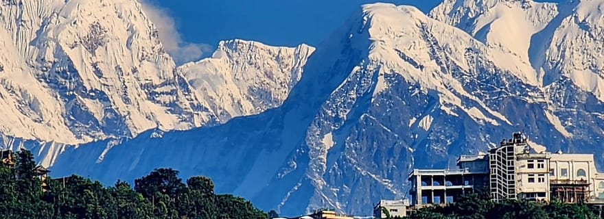 Pokhara : Randonnée guidée d'une journée au Camp australien panoramique et à Dhampus