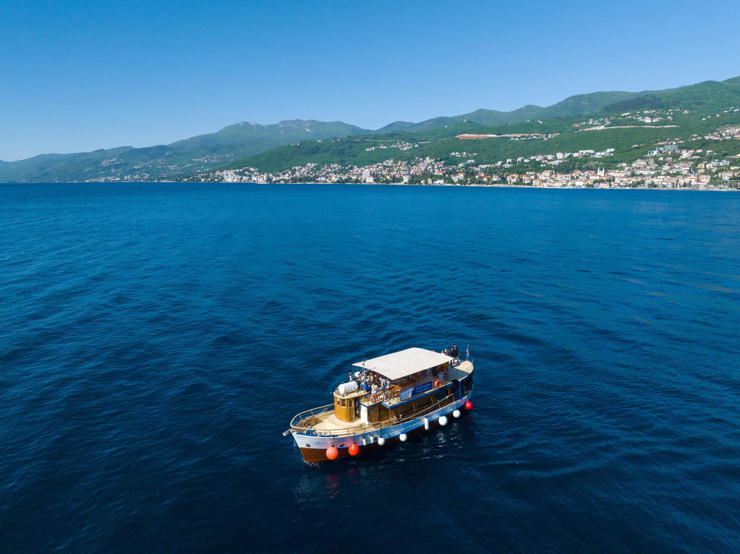 Opatija Riviera: Bootstour mit Schwimmstopp in Mošćenička Draga