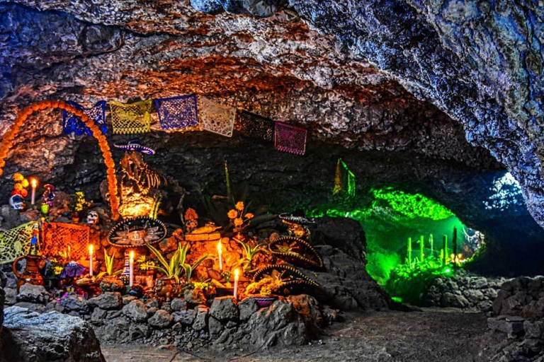 Teotihuacan-Tour+Frühstück in der Höhle+Abholung von CDMX