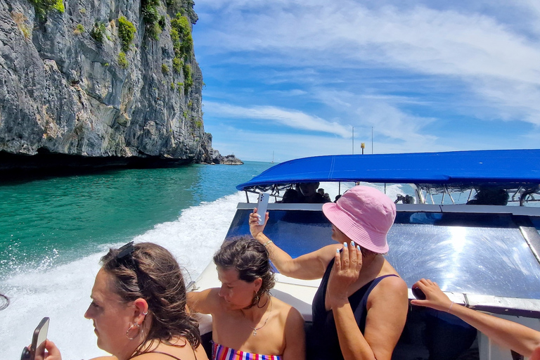 Koh Pha Ngan: Day Tour Ang Thong with Kayak, Snorkel & Lunch Option 1: Hotel Pick up in Koh Pha Ngan