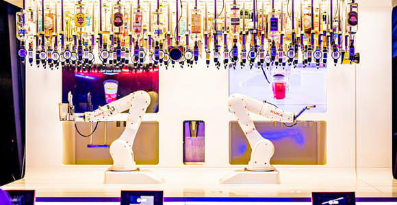 Prague: Robotic Bar Entry with a Drink Included