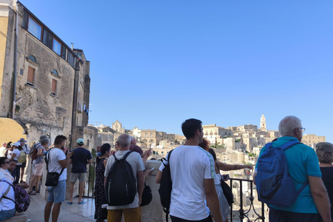 From Bari: Excursion to Matera by Bus Matera Tour: DEPARTURE at 12:40 PM with Guides