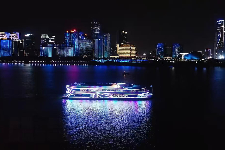 Hangzhou Qiantang River Night Cruise(Ticket) First Deck: Luxury Hall Seating