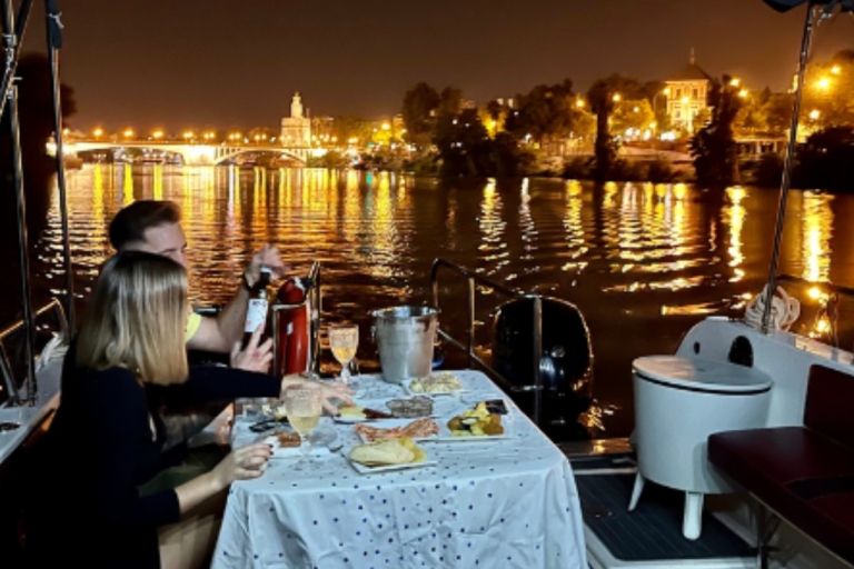 Paseo romantico en barcoPaseo romantico 1,5 h. con cena