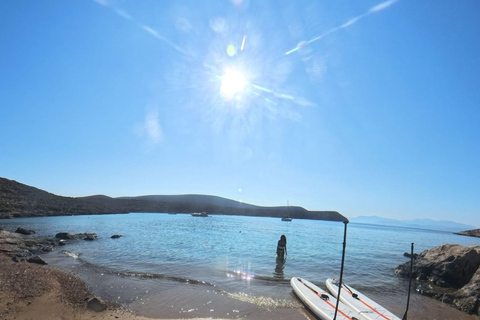 Private Sailing Cruise to Caves & Beaches for SUP & Lunch Private Cruise: Secret Beaches, Caves with Meal Drinks & SUP