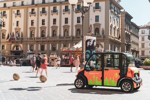 Florença: Tour particular em um mini carro elétrico com guia localTour padrão