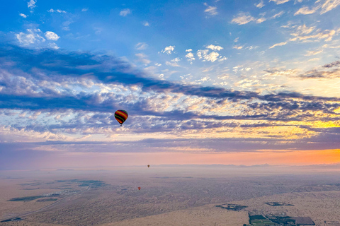 Noble Life Sunrise Hot Air Balloon Ride Over Dubai Desert