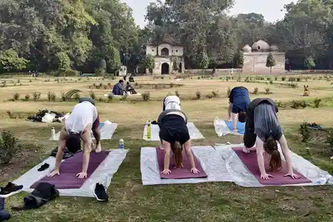 New Delhi: 2 hour Meditation Yoga experience in Lodhi Garden