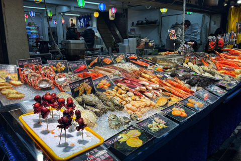 Osaka : Marché de Kuromon et visite culinaire de 2 heures à SennichimaeVisite en petit groupe en anglais