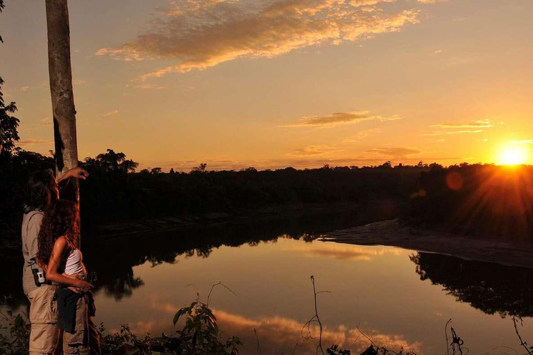 From Puerto Maldonado || 3-hour sunset boat ride ||