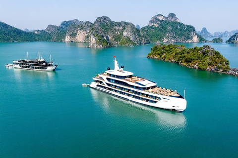 Hanoi: 2-Day Lan Ha & Halong Bay Luxurious Cruise w/Balcony Hanoi: 2-Day Lan Ha & Halong Bay Luxury Cruise with Balcony