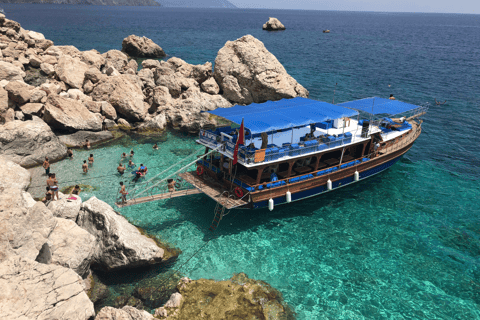 From Antalya: Scenic Guided Boat Trip to Suluada with Lunch
