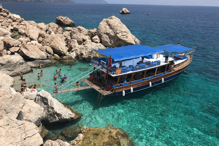 From Antalya: Scenic Guided Boat Trip to Suluada with Lunch