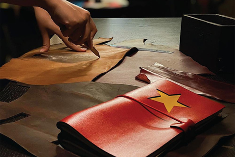 Hanoi: Leather Notebook Making Workshop Craft Your Journal Size 13x21cm