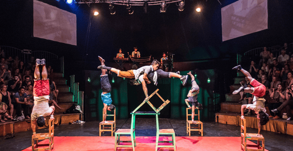 Siem Reap: Circus Workshop, Dinner, and Show