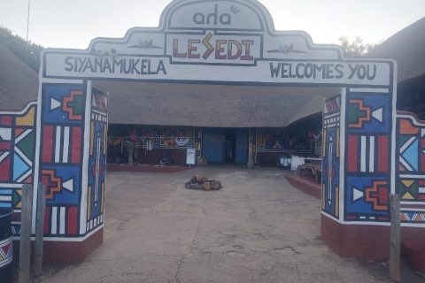 Village culturel de Lesedi et parc aux lions