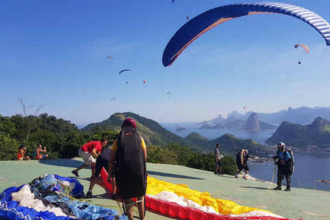 Niterói: Paragliding Experience with GoPro Photos and Video