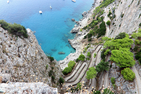 Au départ de Naples : Grotte bleue, Capri et Anacapri en groupe