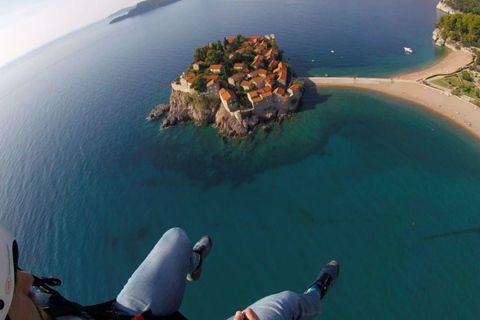 Parapente Monténégro : Excursion aérienne à Sveti Stefan