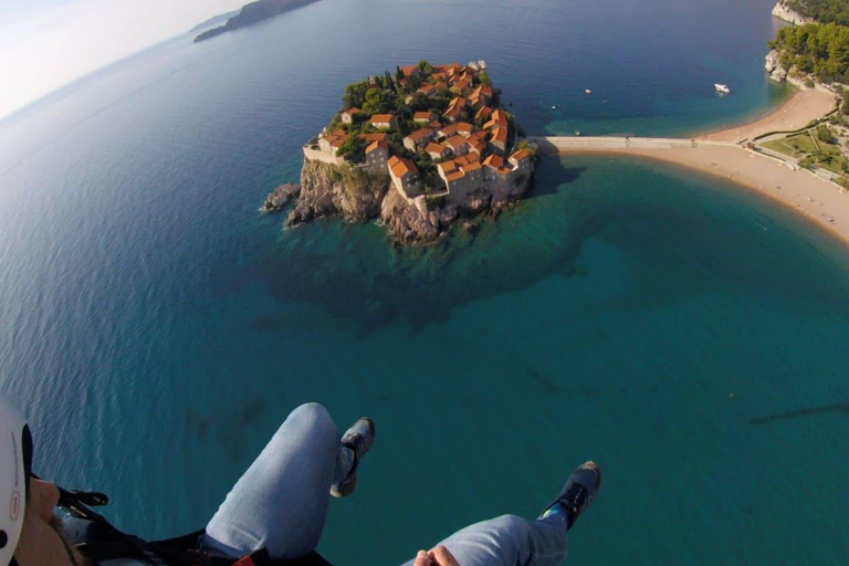 Parapente Montenegro: Excursão aérea a Sveti Stefan