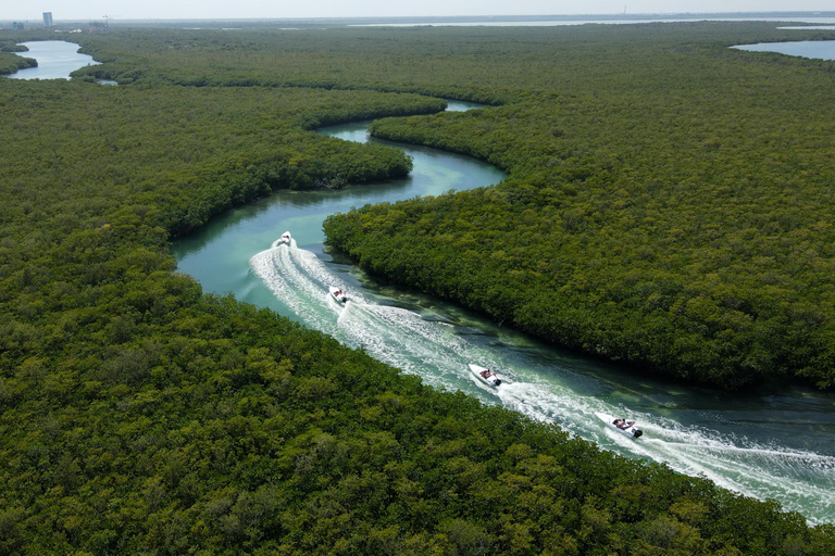 Cancun: Mayan Jungle Tour with Speedboat & Snacks Cancun: Mayan Jungle Tour with Speedboat & Snack w/ Transfer