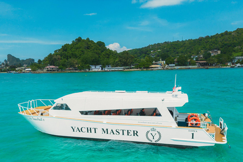 Krabi: Phi Phi&4 Islands Sunset Tour Premium Speed Catamaran