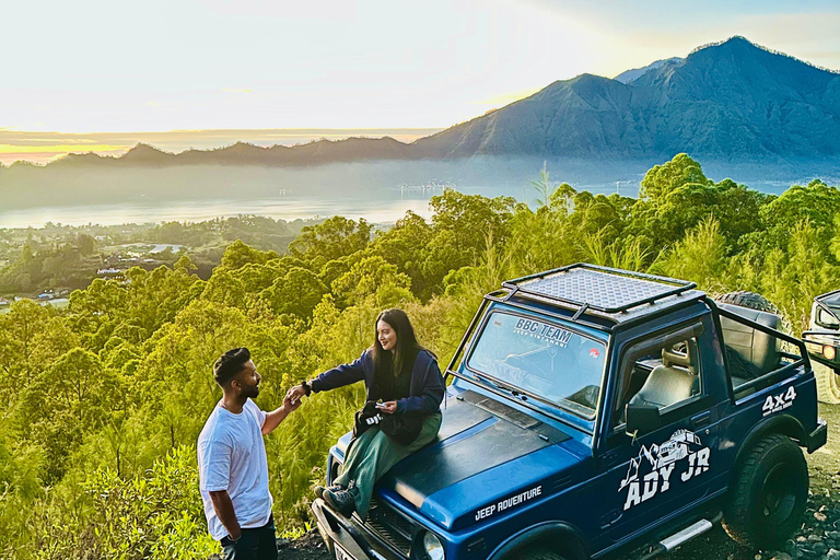Bali: Mount Batur Sunrise Jeep, Pine Forest And hot springs Hot Spring Ticket (without transportation)