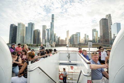 Chicago: 1,5 uur panoramische boottocht bij zonsondergang